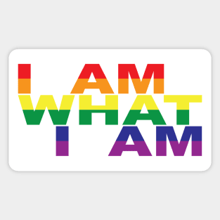 I Am What I Am Sticker